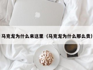 马克龙为什么来这里（马克龙为什么那么贵）