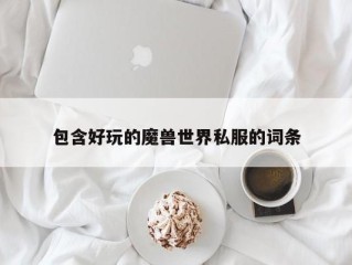 包含好玩的魔兽世界私服的词条