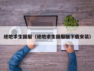 绝地求生国服（绝地求生国服版下载安装）