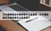 父子遭群殴还手被拘警方认定互殴（父子遭群殴还手被拘警方认定互殴?）