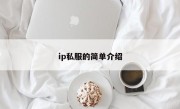 ip私服的简单介绍