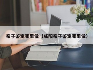 亲子鉴定哪里做（咸阳亲子鉴定哪里做）