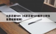 火影忍者585（火影忍者585集秽土转生免费观看视频）