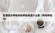 高潮部分啊哈哈哈啊哈哈是什么歌（啊哈啊哈dj）