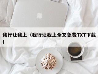 我行让我上（我行让我上全文免费TXT下载）