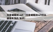 流星蝴蝶剑.net（流星蝴蝶剑net什么语言开发的 知乎）