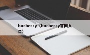 burberry（burberry官网入口）