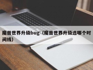 魔兽世界升级bug（魔兽世界升级选哪个时间线）