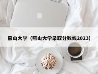 燕山大学（燕山大学录取分数线2023）