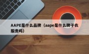 AAPE是什么品牌（aape是什么牌子衣服贵吗）