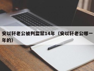 安以轩老公被判监禁14年（安以轩老公哪一年的）